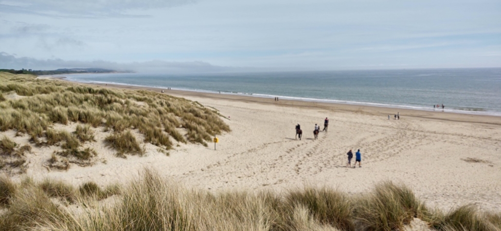 Curracloe beach in Ireland, used as Omaha Beach in Saving Private Ryan