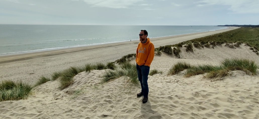 Curracloe beach in Ireland, used as Omaha Beach in Saving Private Ryan