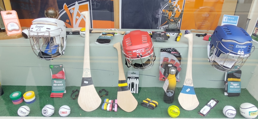 Hurling equipment shop in Kilkenny