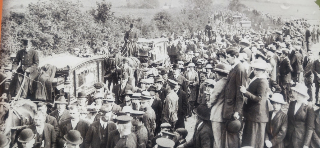 Burial of the victims of the Lusitania