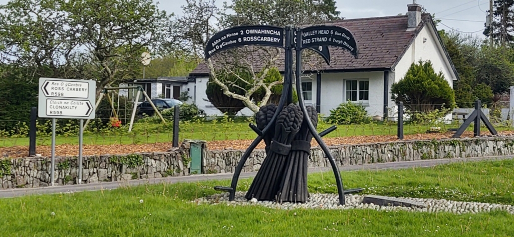 Scythe-shaped sign spotted here in Ireland