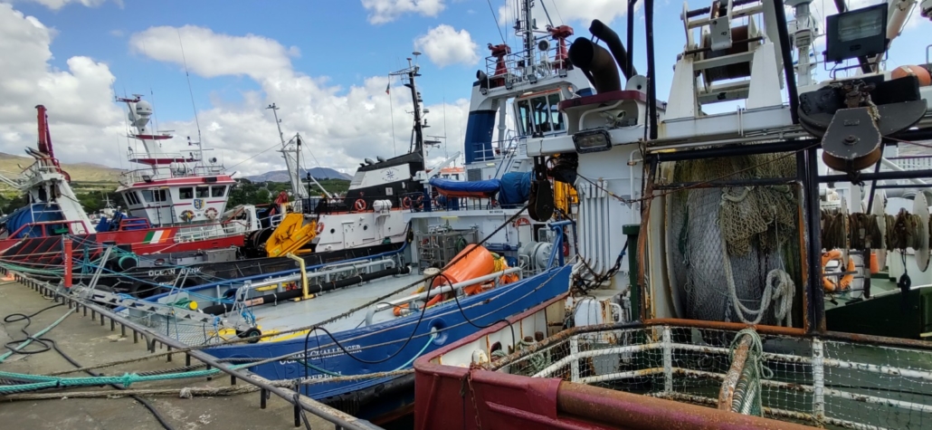 Fishing boats fleet at Castletownbere