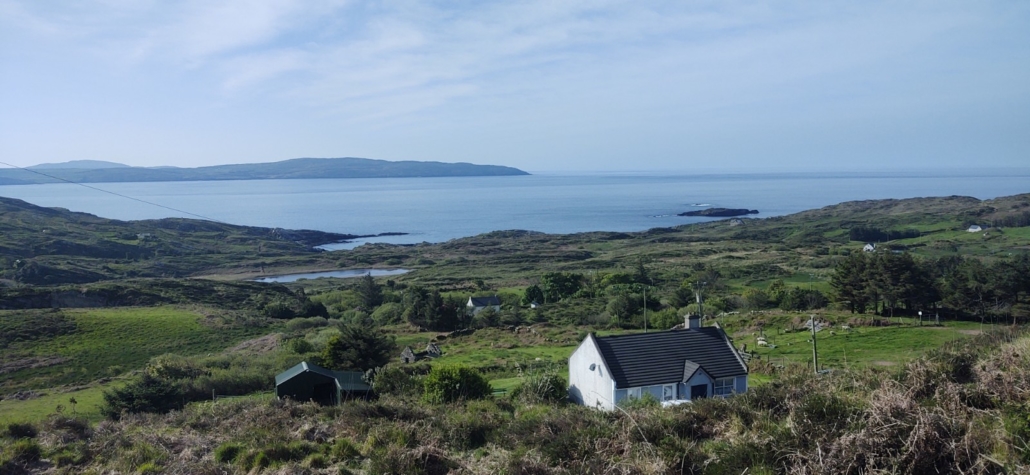The rugged scenery on Bere Island