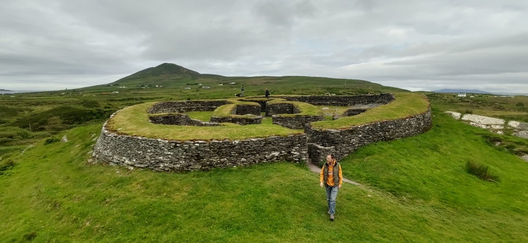 Green and grey, the pallet of a Ring Fort near Cahersiveen, Ireland