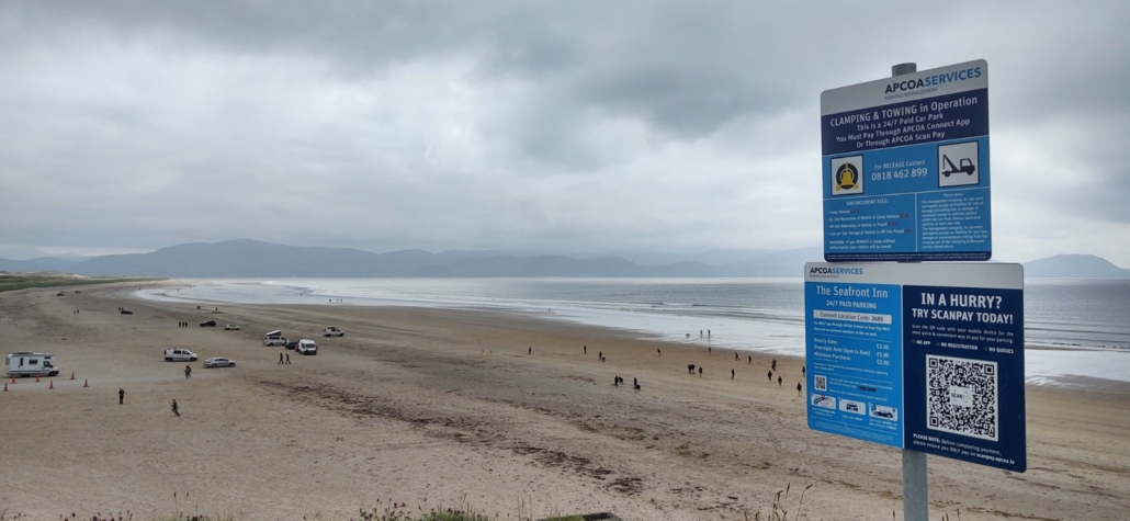 Inch Strand beach on Dingle Peninsula
