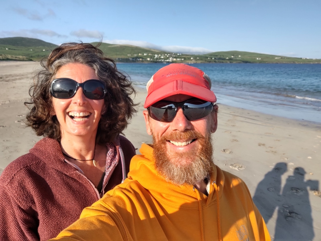 OurTour on the beach at Vantry Bay