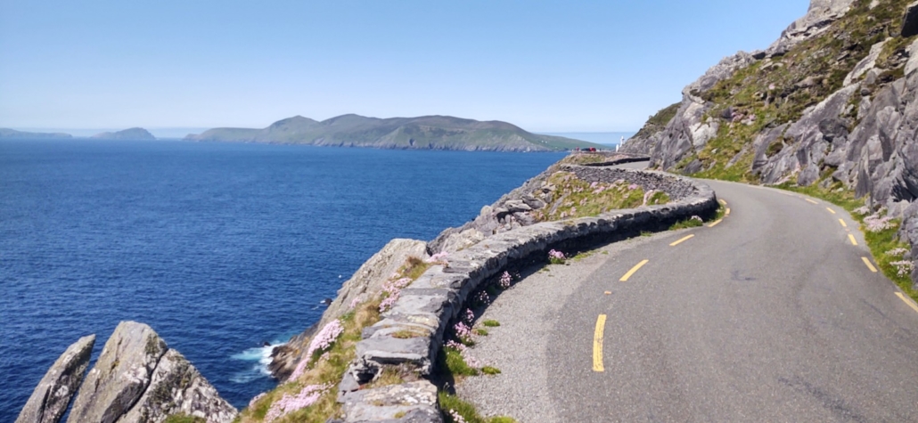 Fantastic corniche road, the R559 on Dingle Peninsula