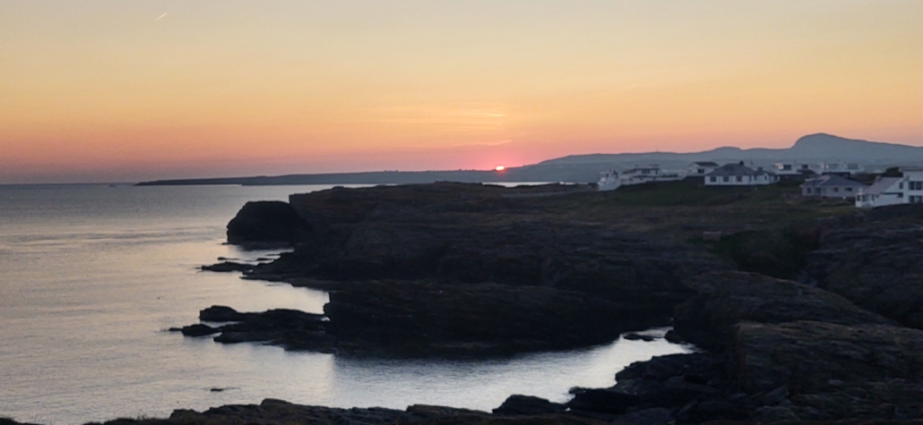 Sunset over Anglesey