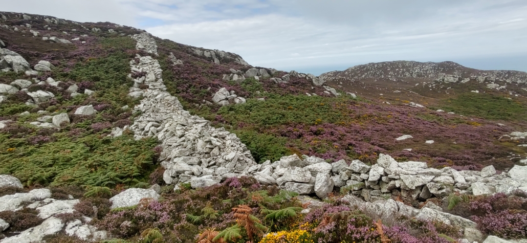Caer y Twr Hillfort Walls on Holyhead Mountain