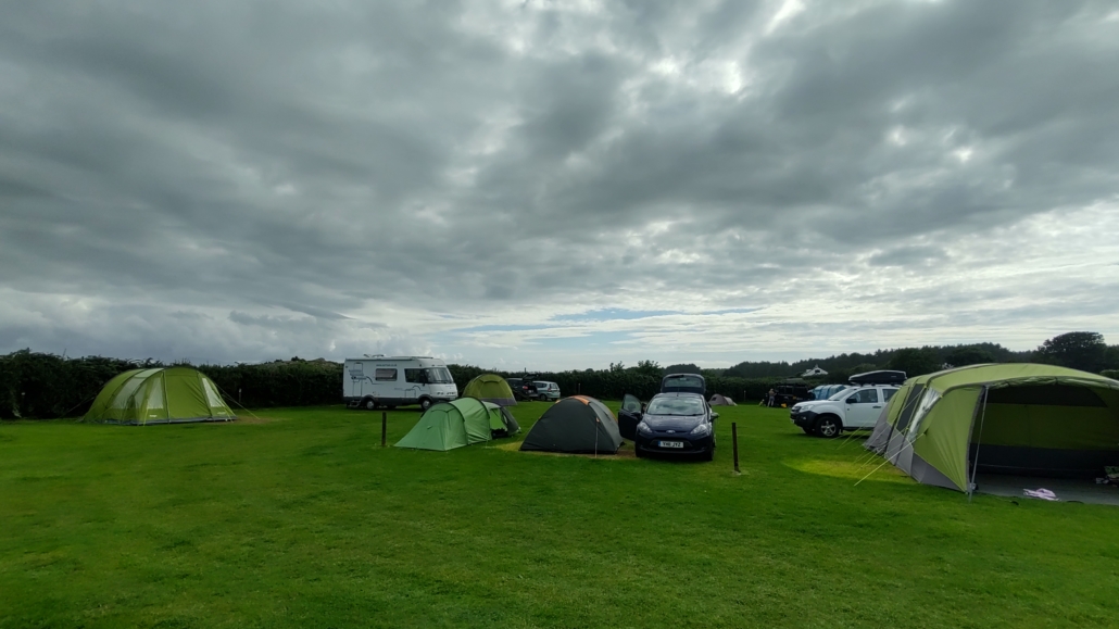Dark skies over Awelfryn Campsite at Newborough
