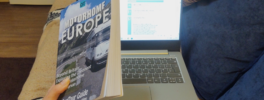 Proof reading motorhome Europe book