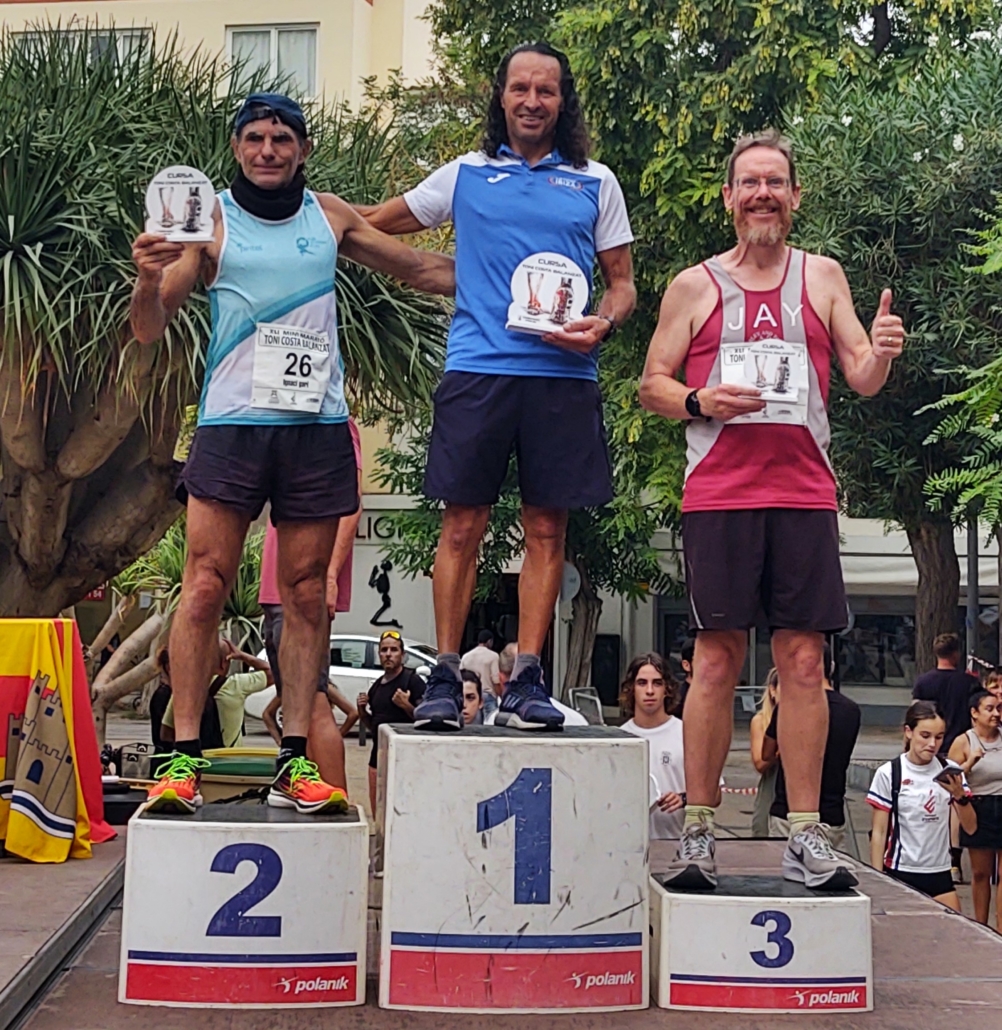 Running Race podium 