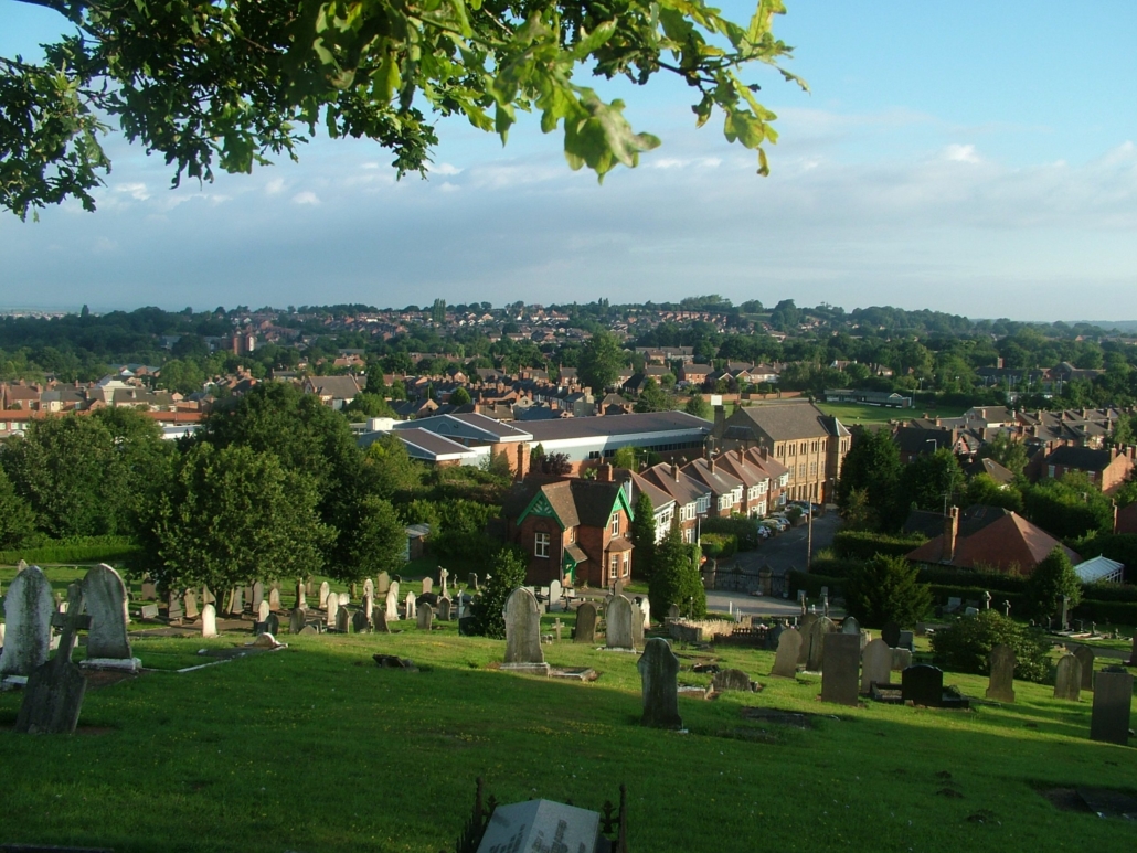 View of Kimberley from the Chapel on the Hill
