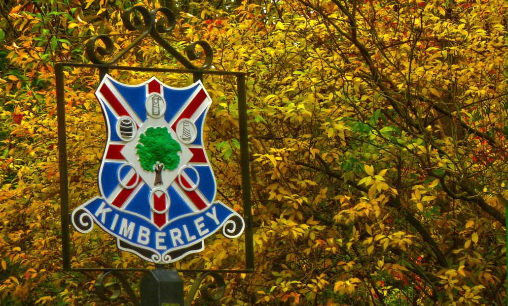 Welcome to Kimberley sign