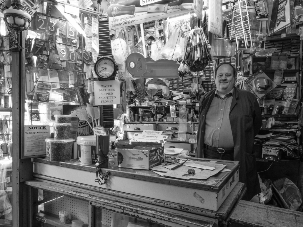 A Plumb & Son hardware shop on James Street in Kimberley