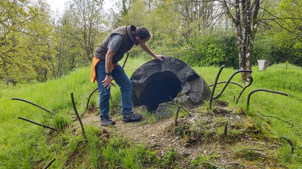 Destroyed observation post cover, Battle of Verdun