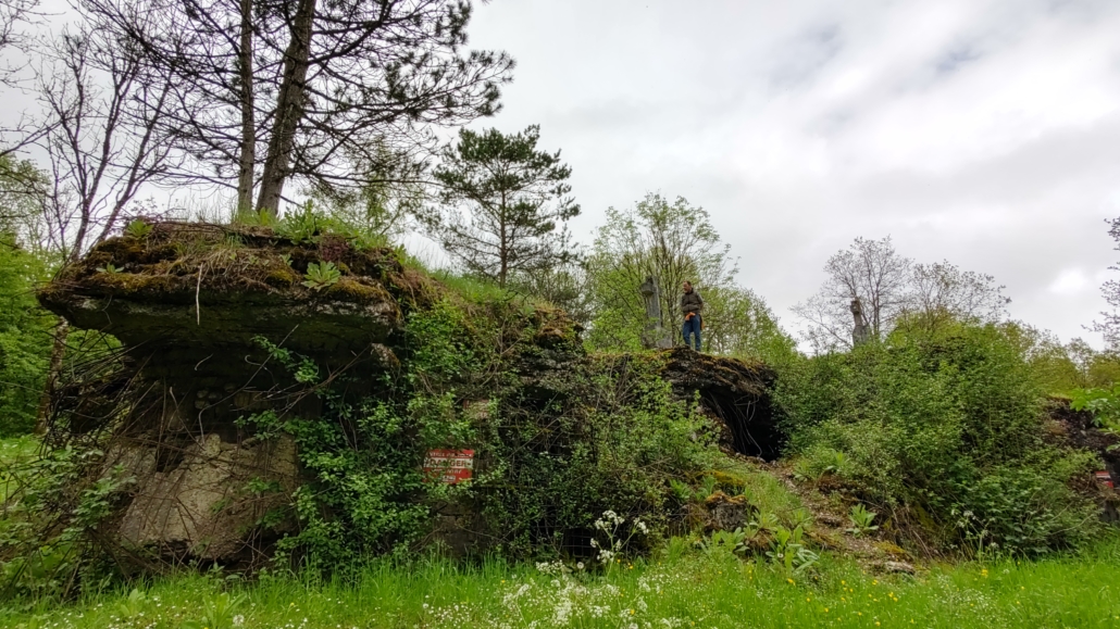 Remains of forts and trenches around Douaumont, Battle of Verdun, WW1