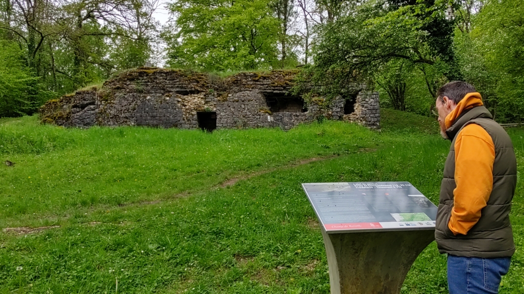 Remains of forts and trenches around Douaumont, Battle of Verdun, WW1