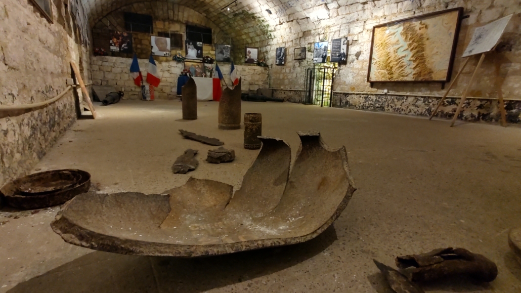Shrapnel in Douaumont Fort, Battle of Verdun