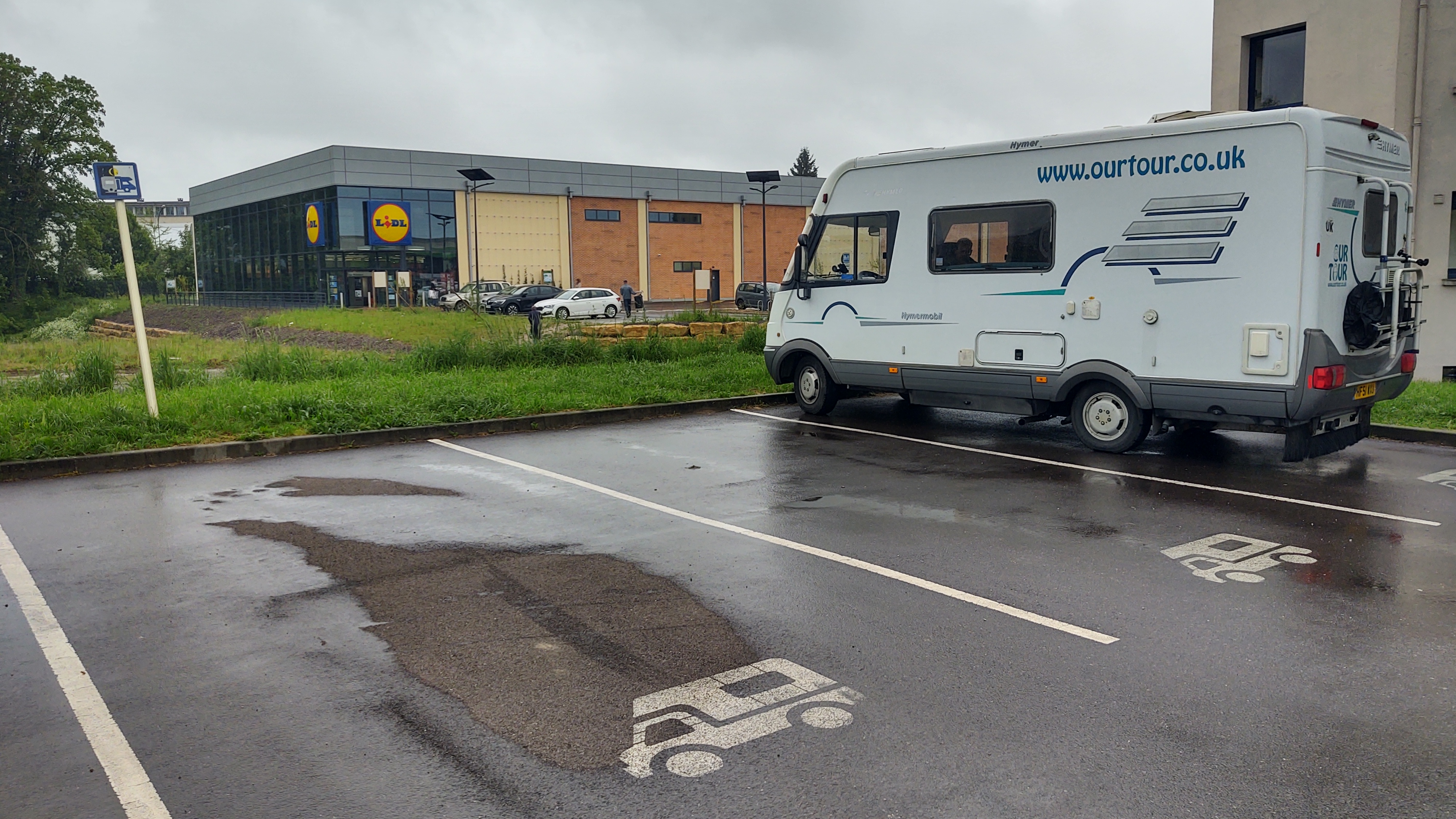 Motorhome parking in Verdun France