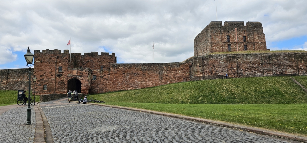 Carlisle Castle, a short wander from the motorhome parking area