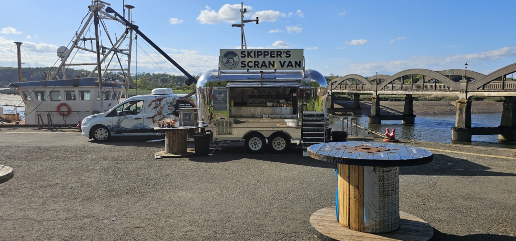 Skipper's Scran Van at Kirkcudbright