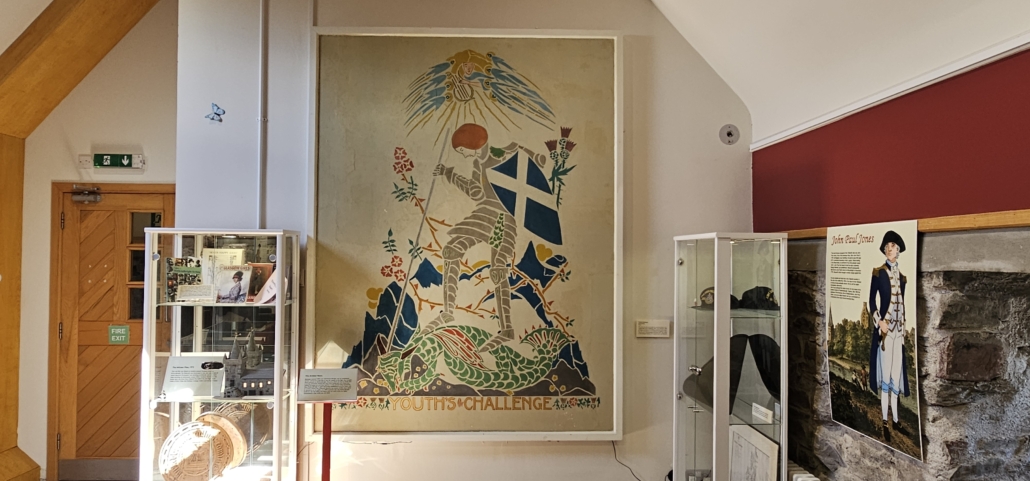 There is some art in the Tolbooth at the moment