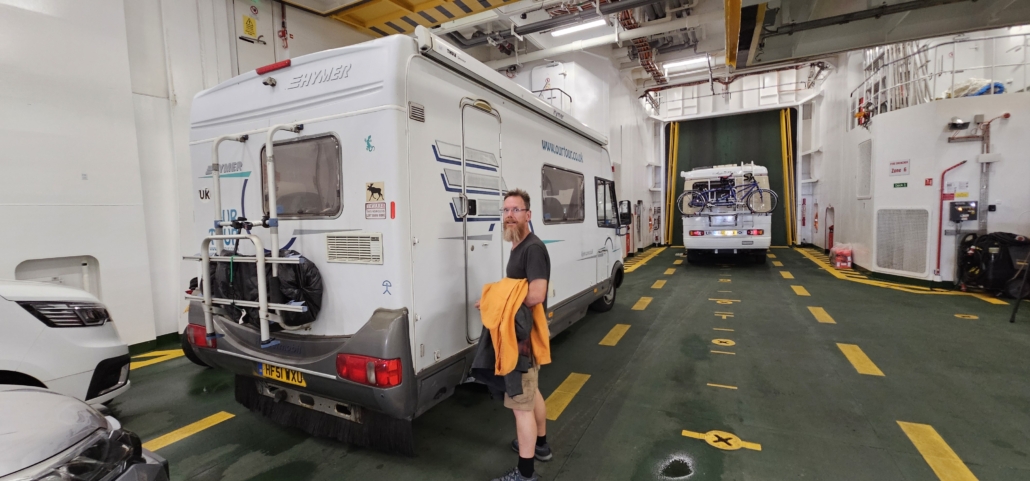 Parking a motorhome in the Glen Sannox