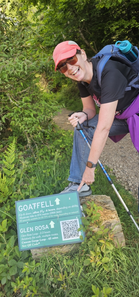 This way to Goatfell! (and Glen Rosa, a low-altitude walk which is also said to be really nice)