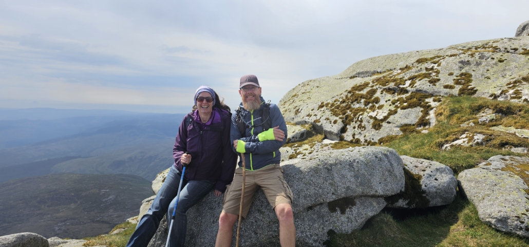 A friendly chap took this for us. Ragged up we were as it was reet chilly in the wind!