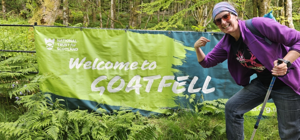 You can't really miss the Goatfell path! Thank your National Trust for Scotland!