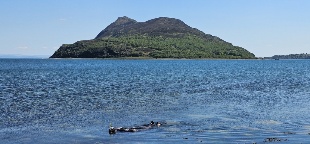 Snorkeling in Lamlash Bay on the Isle of Arran in Scotland