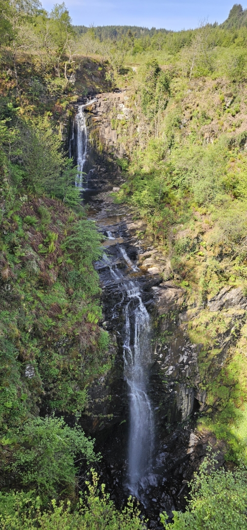 Glenashdale Falls waterfall on Arran