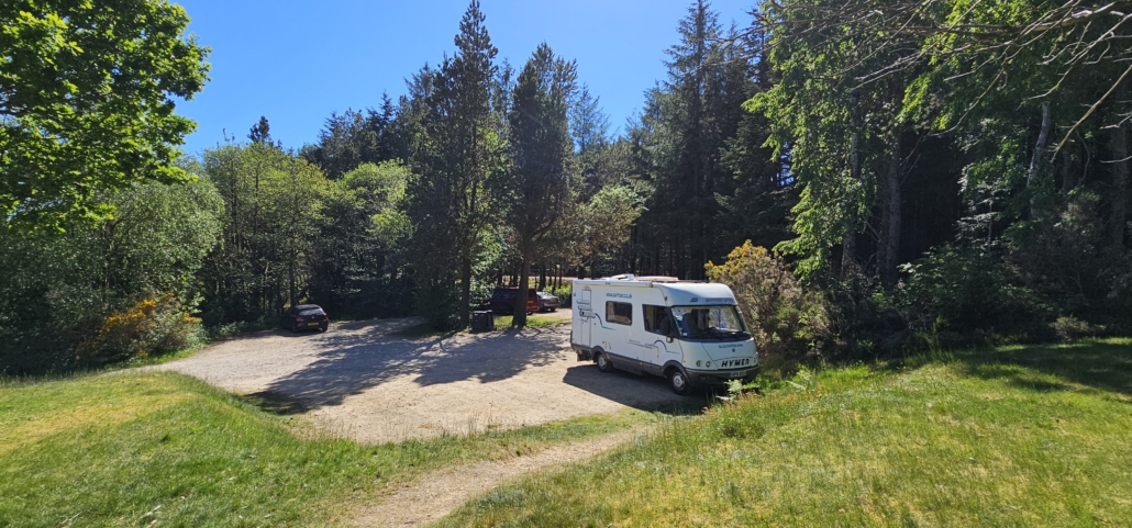 Forestry and Land Scotland's free car park at King's Cave on Arran