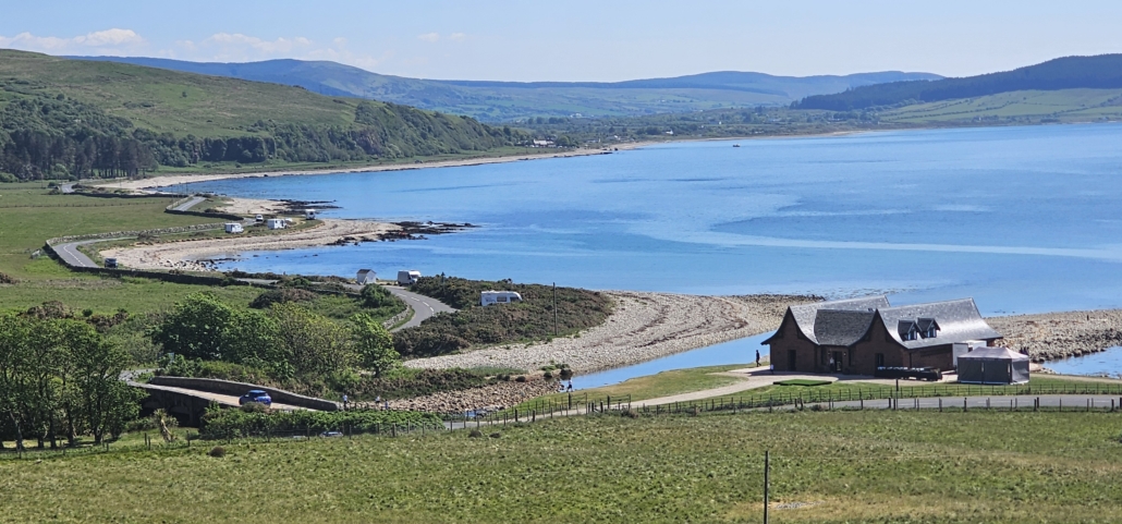 Boathouse overlooking the sea