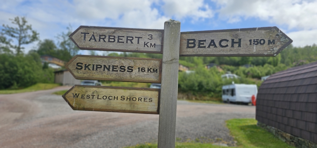 Signpost for Tarbert