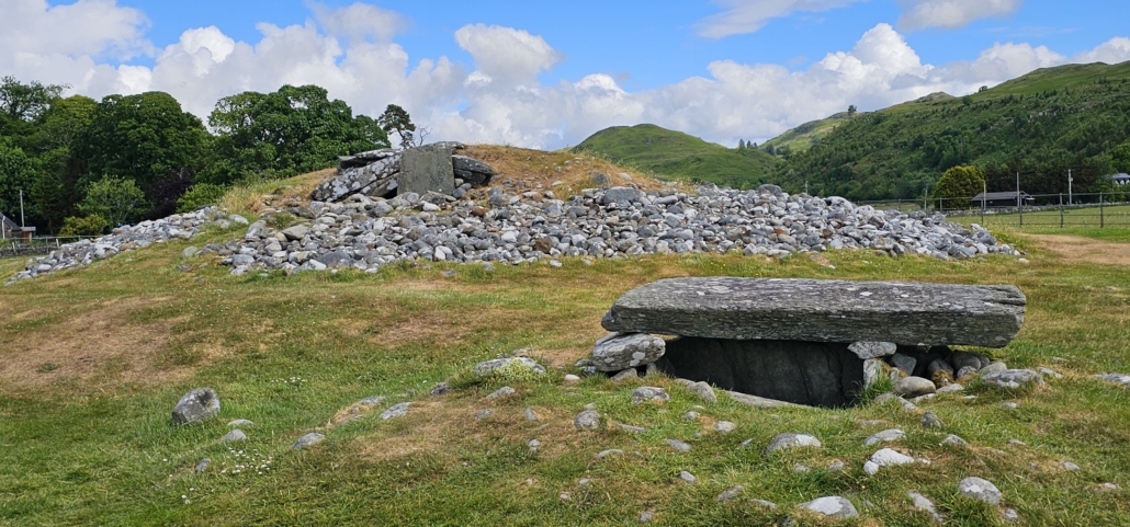 Pre-historic cairn in the Kilmartin Glen
