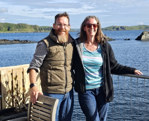 Julie and Jason of OurTour Motorhome Blog