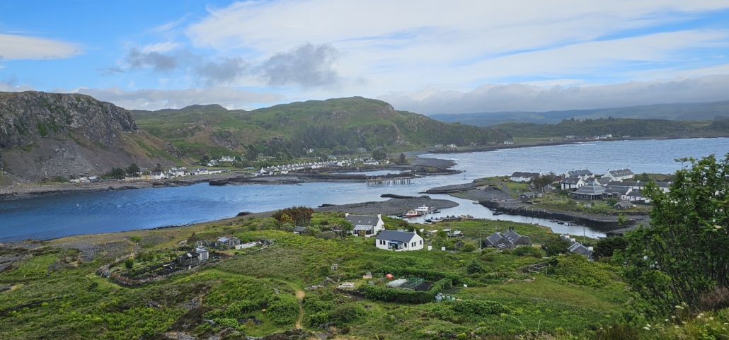 Looking down over Easdale and Ellenabeich