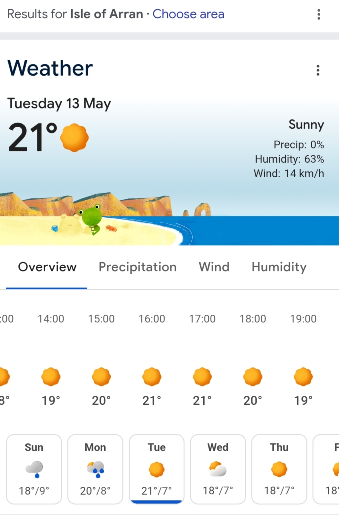 Isle of Arran by Motorhome