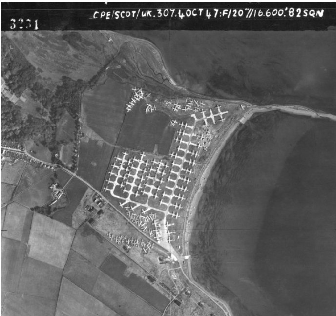 RAF National Survey aerial photograph The Wig, Flying Boat Base.