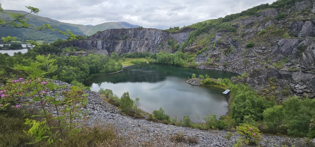 The old slate quarry at Bellachulish.