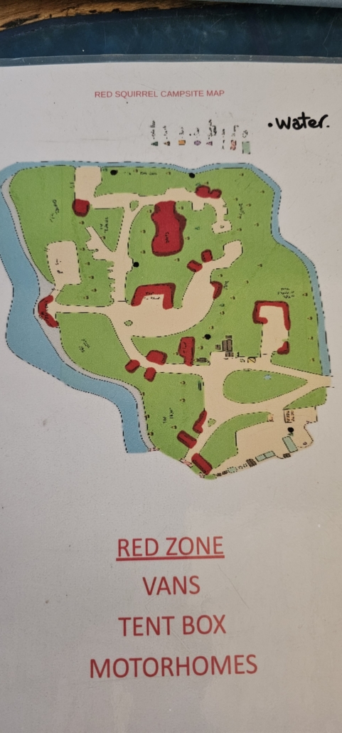 layout map red squirrel campsite glen coe