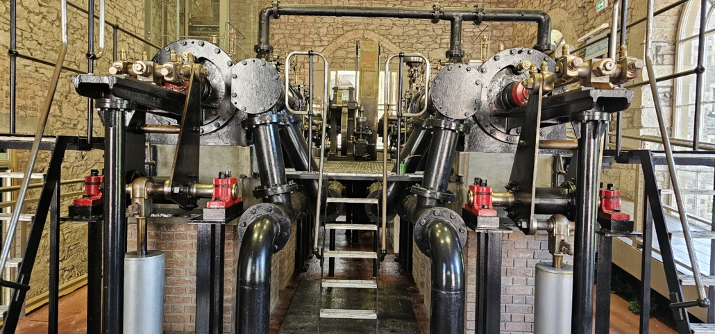 Steam engine at New Lanark