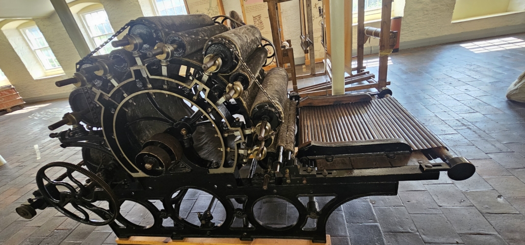 Mill machinery New Lanark