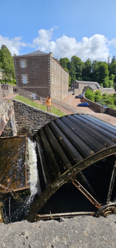 Water wheel at New Lanark