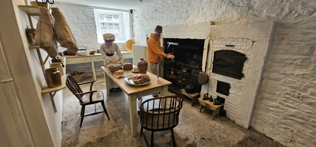 Kitchen in Robert Owen's house in New Lanark