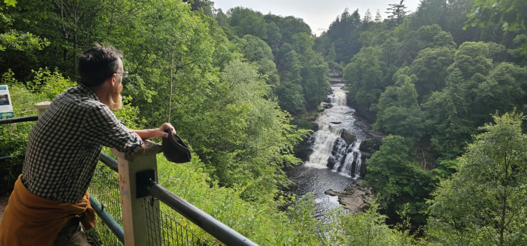 The Clyde waterfalls