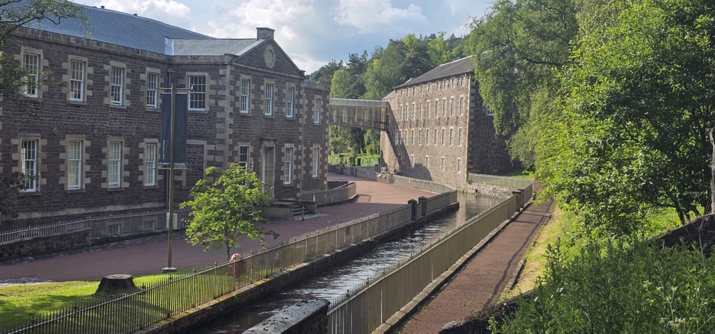 Water channel at New Lanark