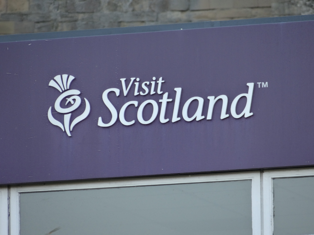Visit Scotland sign